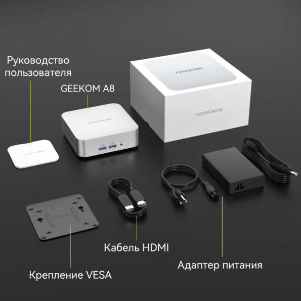 Мини ПК GEEKOM A8