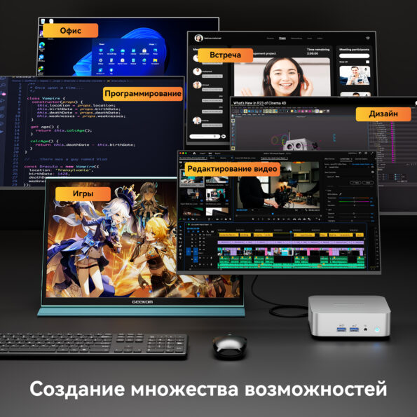 Мини ПК GEEKOM A8