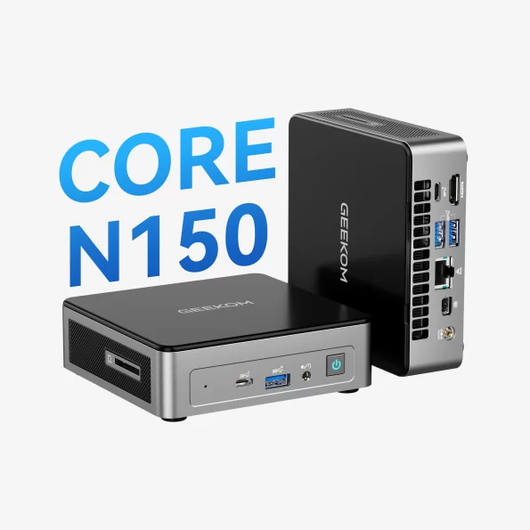 Мини-ПК Intel N150 GEEKOM Air12 Мини-Компьютер 3 года гарантии